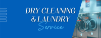 Quality Dry Cleaning Laundry Facebook Cover Design