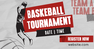 Sports Basketball Tournament Facebook ad Image Preview