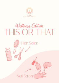 This or That Wellness Salon Flyer Image Preview