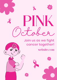 Pink October Flyer Design