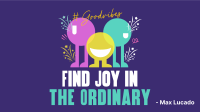 Finding Joy Quote Facebook event cover Image Preview