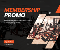 Gym Membership Facebook Post Design