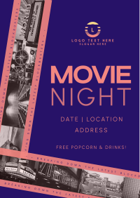 Movie Night Flyer Preview