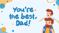 Lovely Wobbly Daddy Facebook Event Cover Design