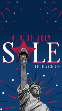 4th of July Sale Facebook story Image Preview