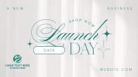 Sophisticated Launch Day Facebook event cover Image Preview