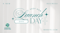 Sophisticated Launch Day Facebook event cover Image Preview