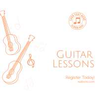 Guitar Lesson Registration Instagram post Image Preview