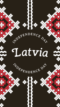 Traditional Latvia Independence Instagram reel Image Preview