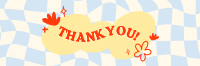 Trendy Thank You Twitter header (cover) Image Preview
