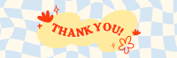 Trendy Thank You Twitter Header Image Preview