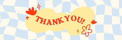 Trendy Thank You Twitter header (cover) Image Preview