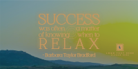Relax Motivation Quote Twitter post Image Preview