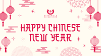 Chinese New Year Lanterns Facebook Event Cover Image Preview