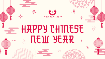 Chinese New Year Lanterns Facebook event cover Image Preview