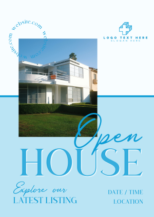 Open House Real Estate Poster Image Preview