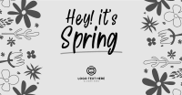 Hey It's Spring Facebook Ad Design