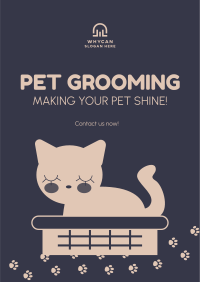 Pet Groomer Poster Design