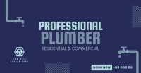 Professional Plumber Facebook Ad Design