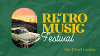Classic Retro Hits Facebook Event Cover Design