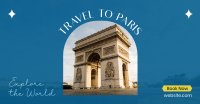 Travel to Paris Facebook Ad Design