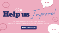 Bubbly Customer Feedback Animation Image Preview