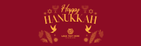 Hanukkah Menorah Twitter header (cover) Image Preview