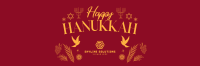 Hanukkah Menorah Twitter Header Image Preview