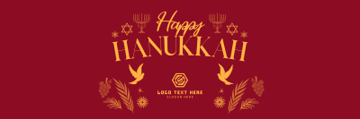 Hanukkah Menorah Twitter header (cover) Image Preview
