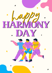 Unity for Harmony Day Flyer Design