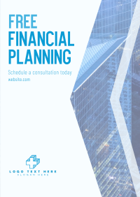 Simple Financial Planning Poster Design