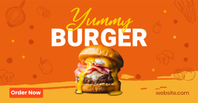 The Burger-Taker Facebook ad Image Preview