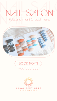 Simple Nail Salon Instagram story Image Preview