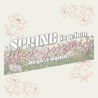 Spring Floral Quote T-shirt Preview