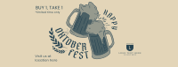 Oktoberfest Celebration Facebook Cover Design
