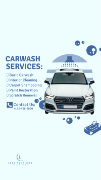 New Carwash Company Facebook Story Design