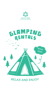 Holiday Glamping Rentals Facebook story Image Preview