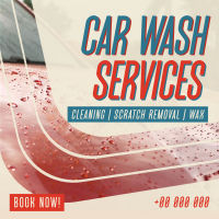 Auto Clean Car Wash Instagram Post Design