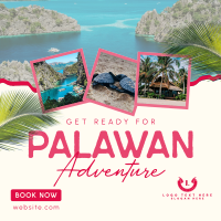 Palawan Adventure Instagram Post Design