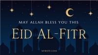 Night Sky Eid Al Fitr Video Image Preview