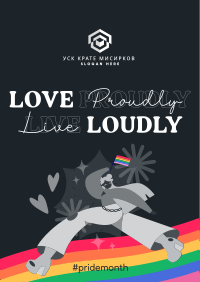 Lively Pride Month Flyer Image Preview