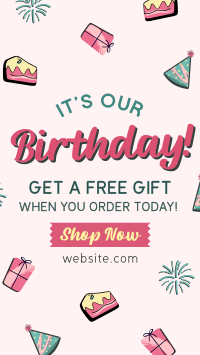 Business Birthday Promo TikTok video Image Preview