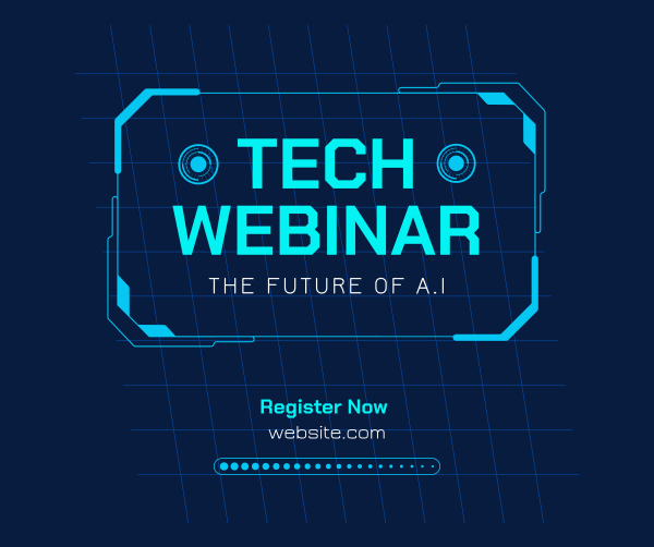 Tech Webinar Facebook Post Design Image Preview