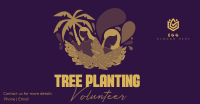 Minimalist Planting Volunteer Facebook ad Image Preview