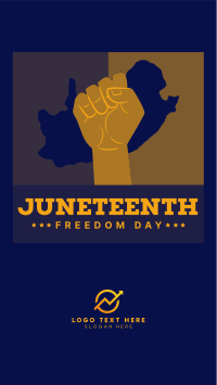 Juneteenth Freedom Celebration Instagram Story Design