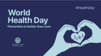Health Day Hands Facebook Event Cover Design