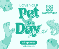 Pet Day Sale Facebook Post Design
