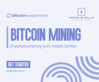 Start Bitcoin Mining Facebook post Image Preview