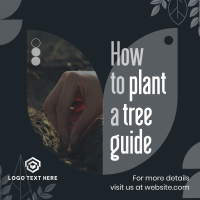 Plant Trees Guide Instagram Post Design