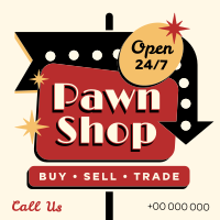 Pawn Shop Sign Instagram Post Preview